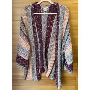 Flying Tomato Open Front Cardigan